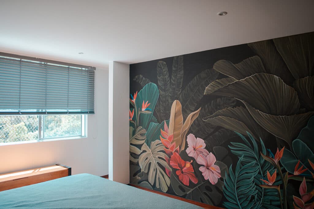 mural Felipe y Mariana las chicas que pintan